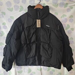 Balenciaga Stand-Collar Down Jacket